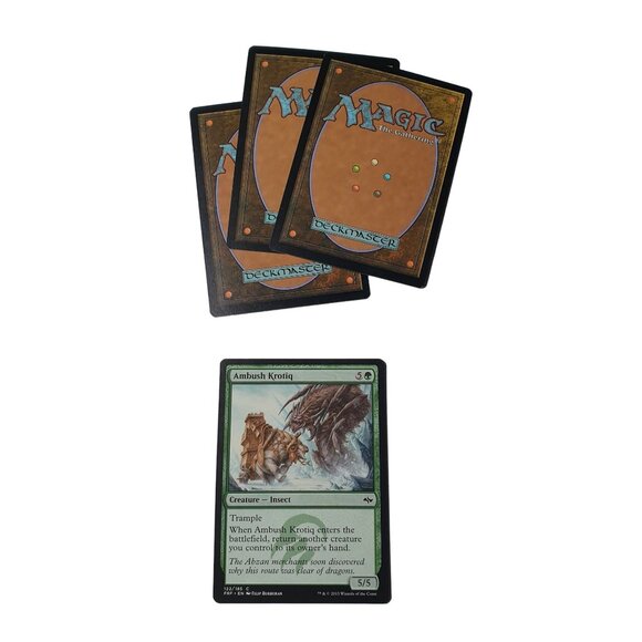 Ambush Krotiq 4X Magic the Gathering Cards Creature Insect 5/5 Trample 2015 #122 - Picture 3 of 3